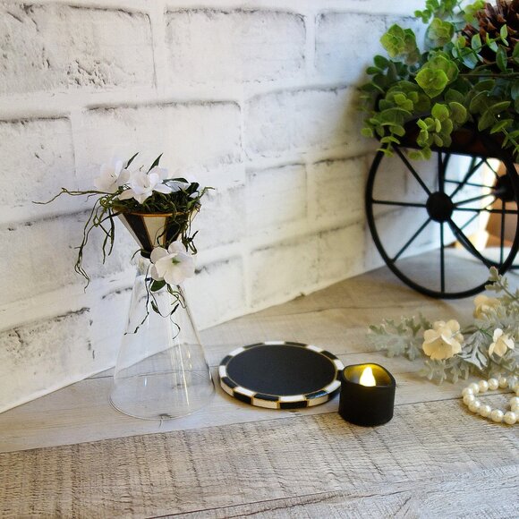 Checked Tea Light Candle Cloche Vintage Cristal d’Arques Durand Glassware Cloche - Picture 5 of 11